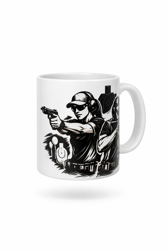 Action Shooting Tasse