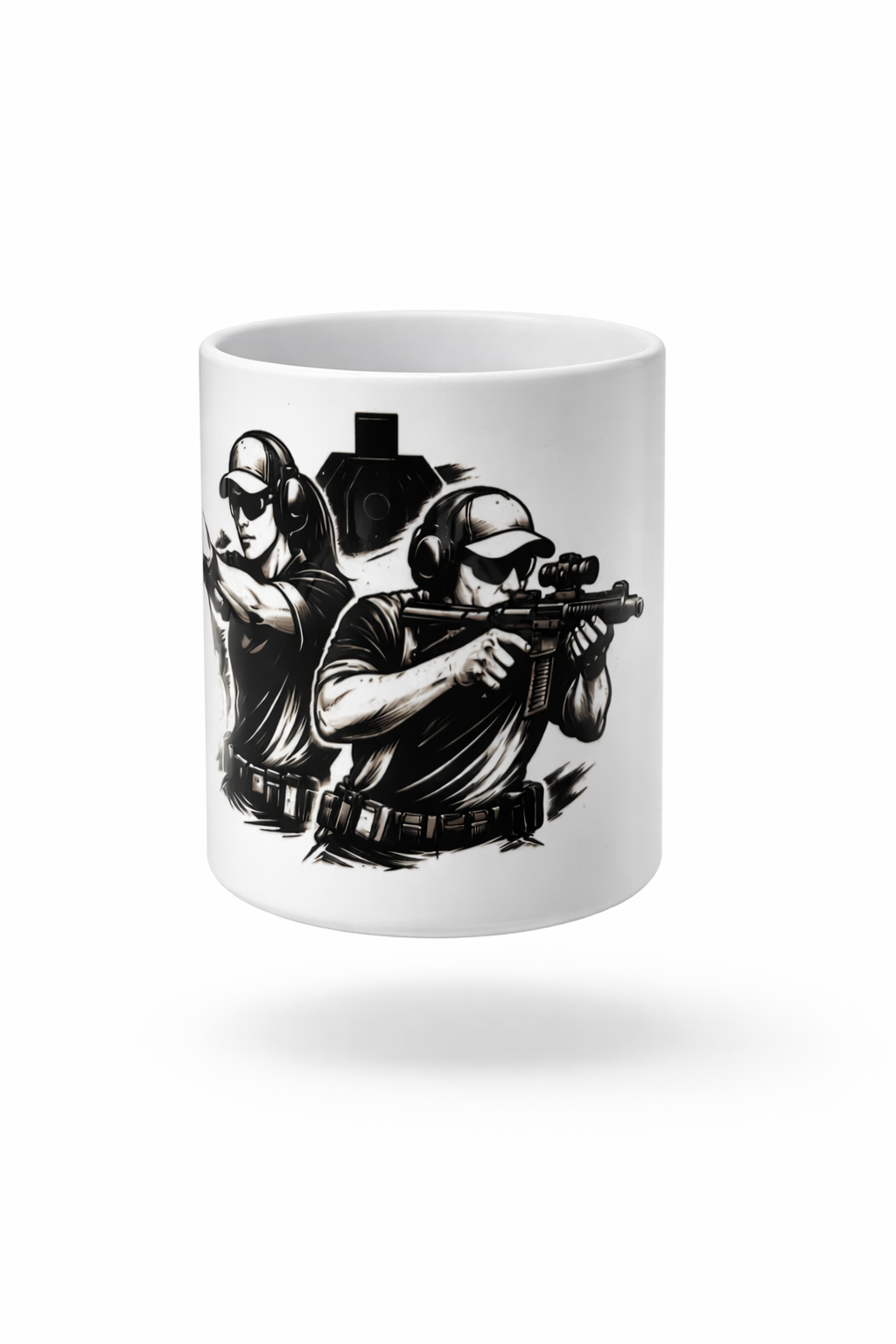 Action Shooting Tasse